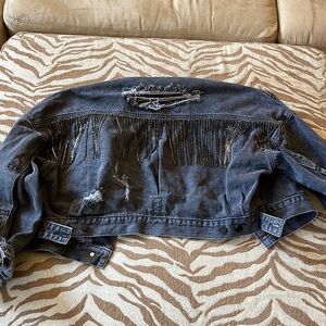 Fringe Jean jacket